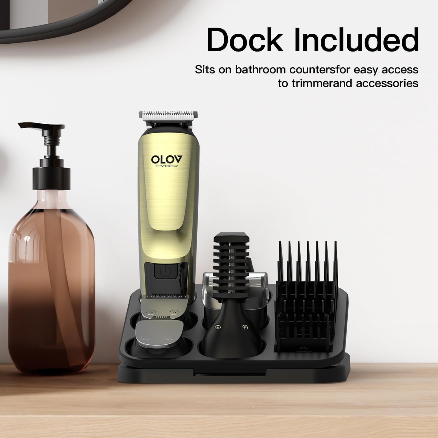 Olov Cyber 18-in-1 grooming kit box contents and accessories
