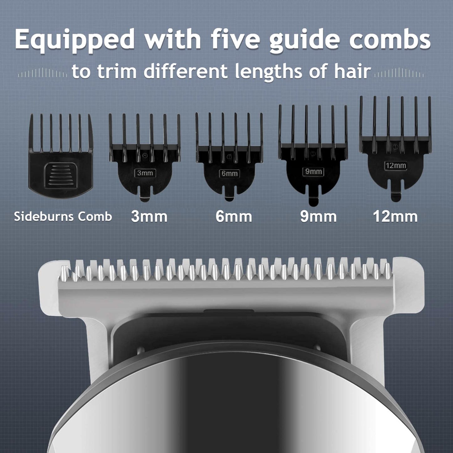 Complete Ufree manscaping kit box contents including cleaning brush and user manual