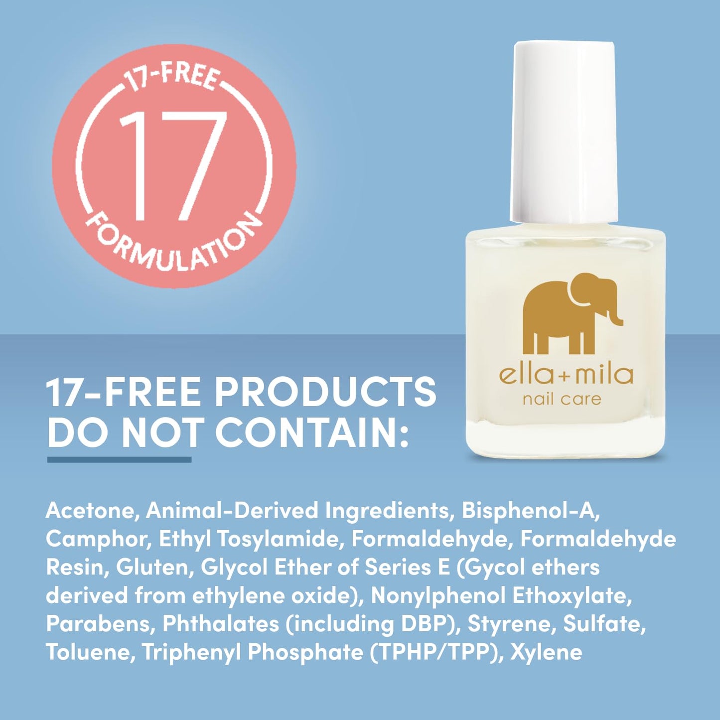 Authentic USA imported Ella+Mila nail care collection
