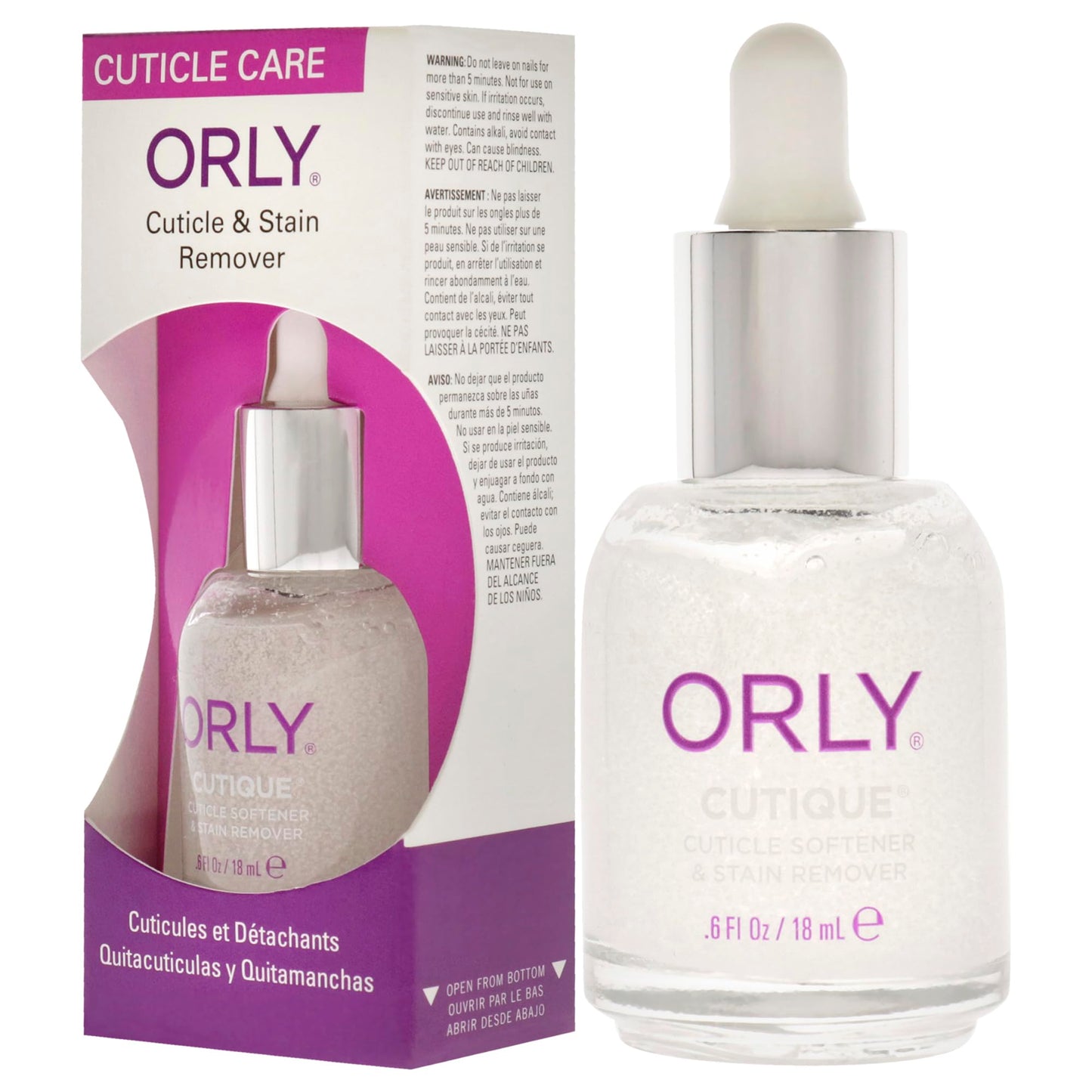 Professional Orly Cutique cuticle and stain remover nail treatment