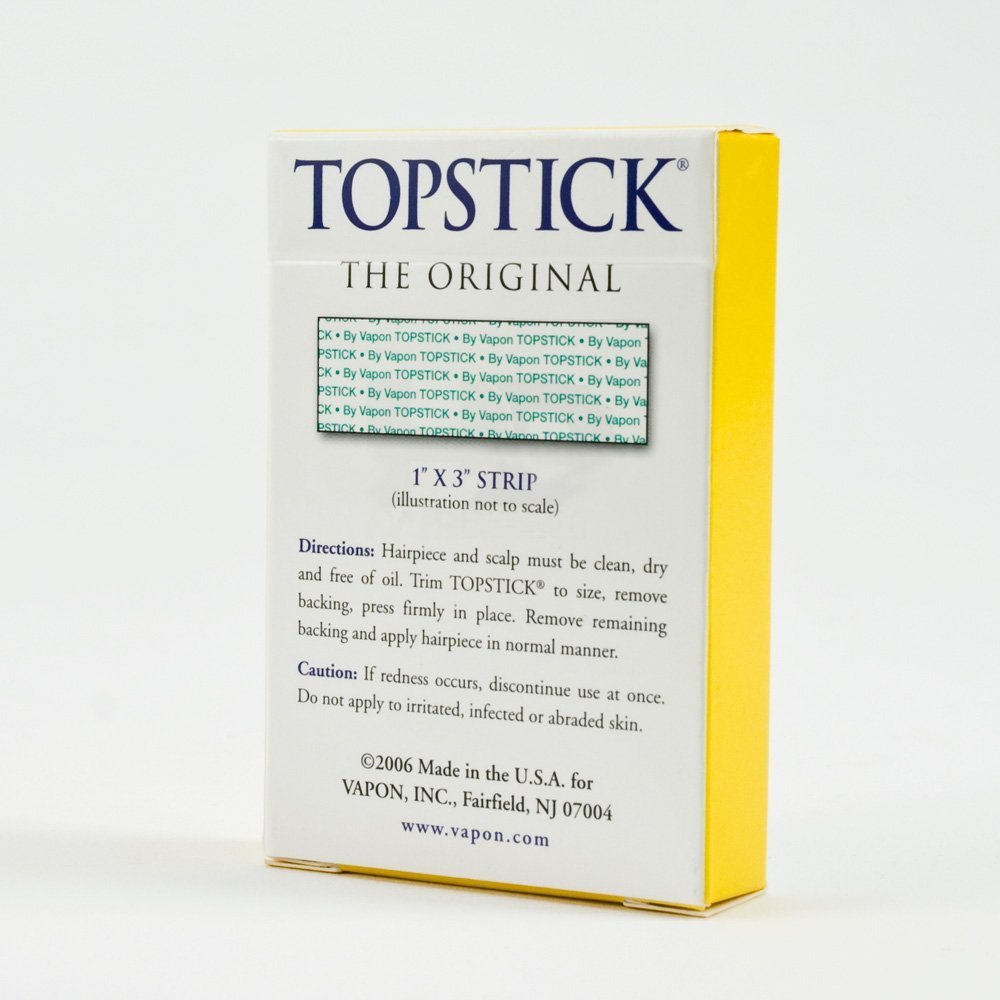 Vapon Topstick one inch by three inch transparent medical tape strips packaging