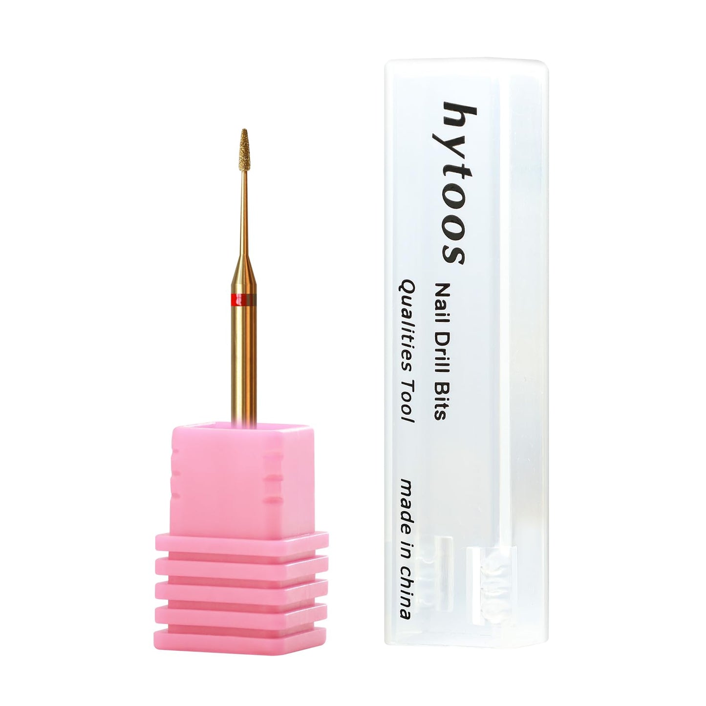 Hytoos professional safety under nail cleaner tool displaying the overall dimensions and shape accuracy.