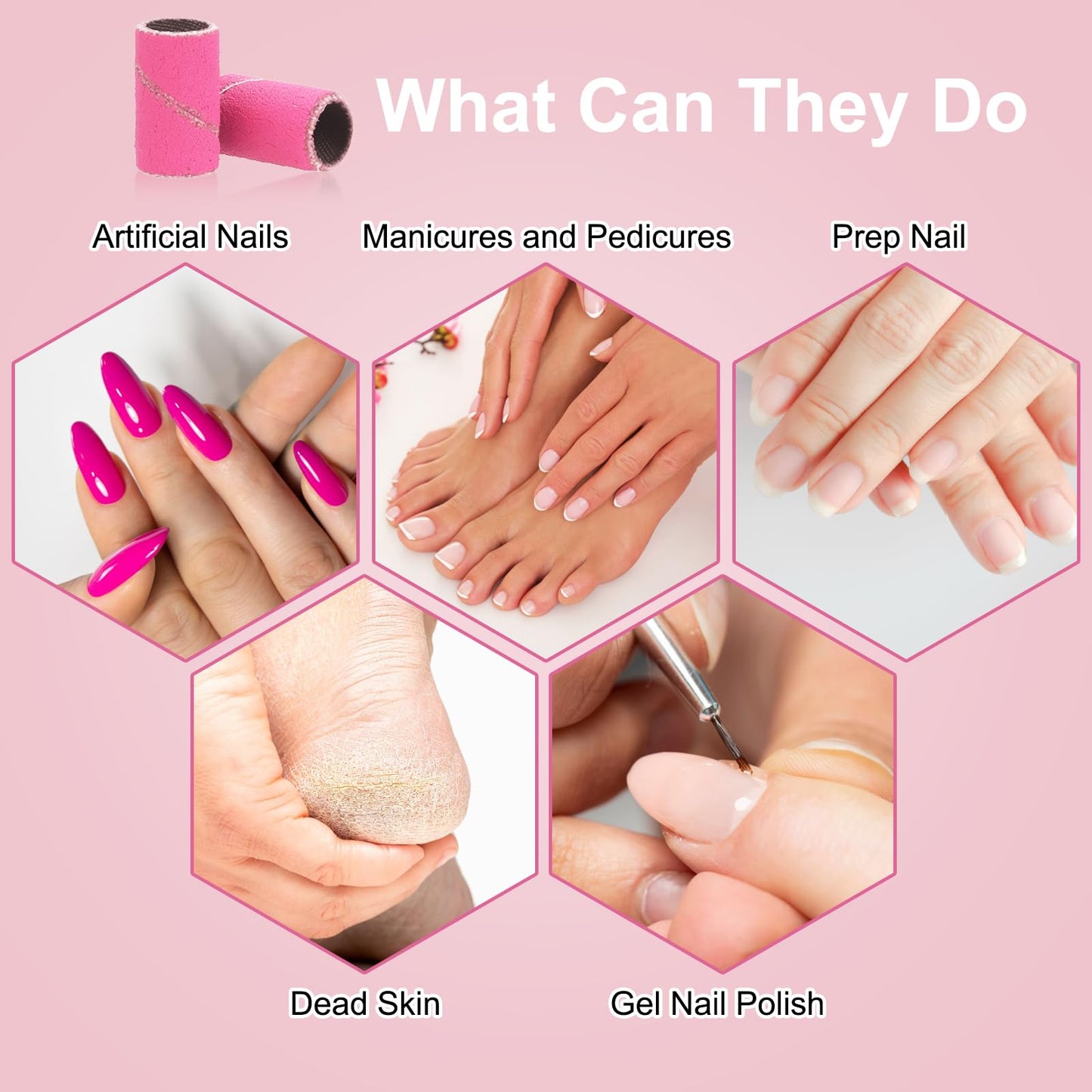 Professional manicure tools kit in storage case