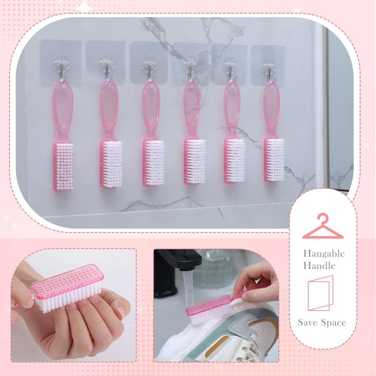 Patelai authentic USA imported nail cleaning brush packaging details