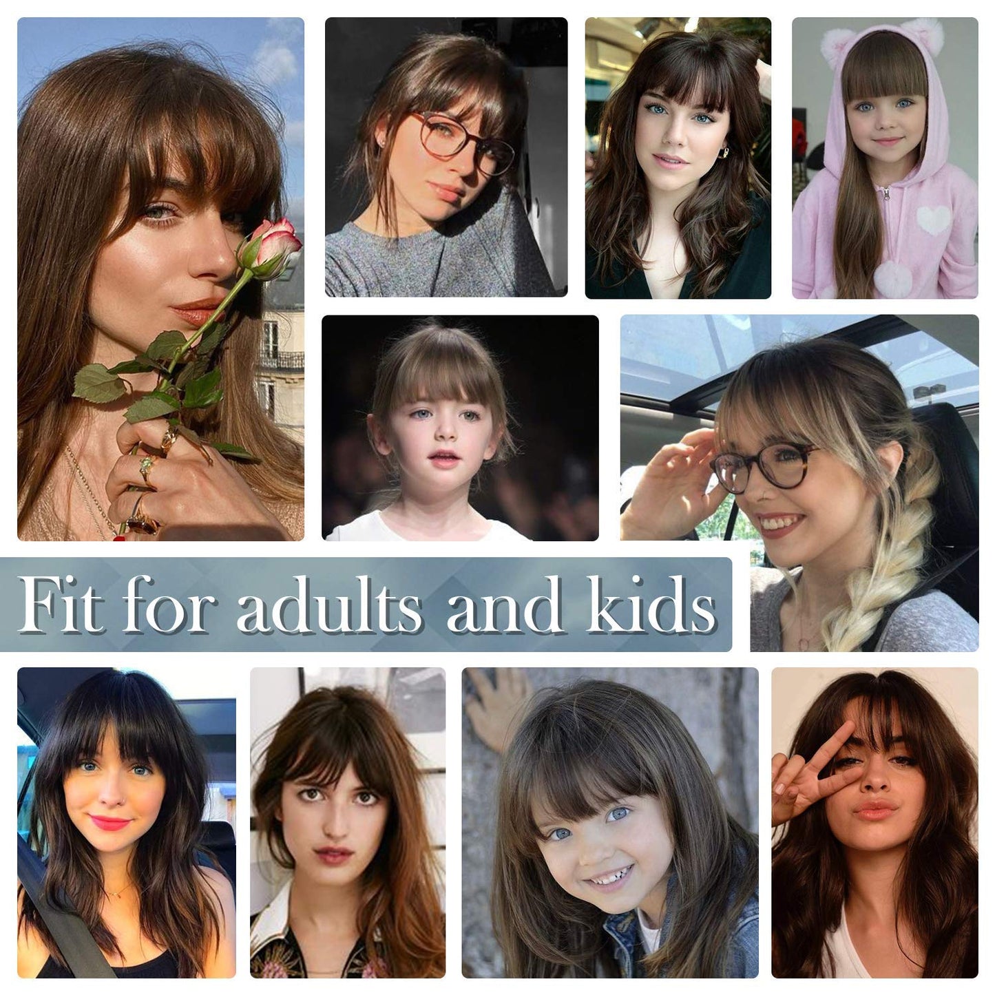 BARSDAR premium human hair clip in bangs texture detail illustrating natural shine and color blend.