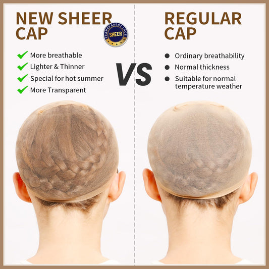 Teenitor ultra thin nude stocking cap for women