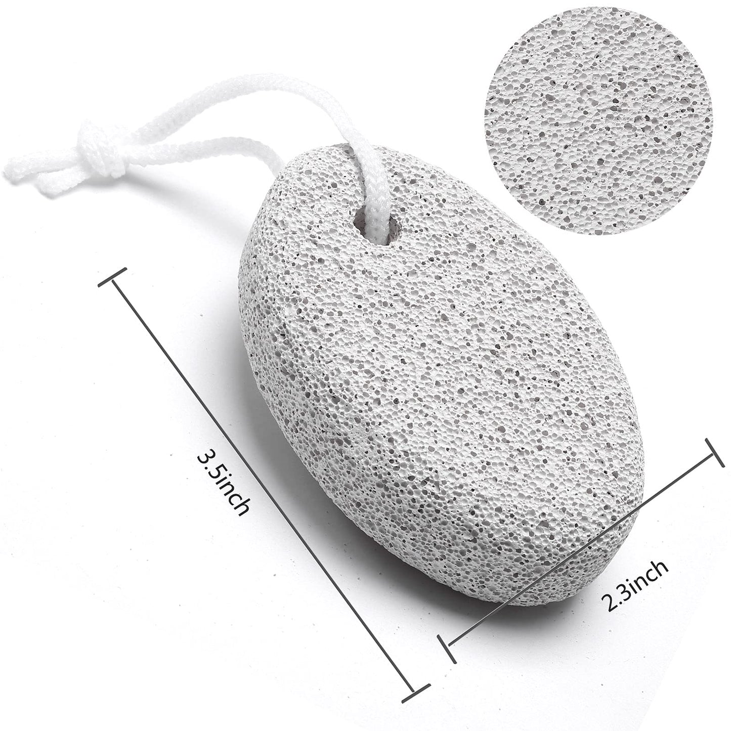 Natural pedicure tool for removing dead skin on heels