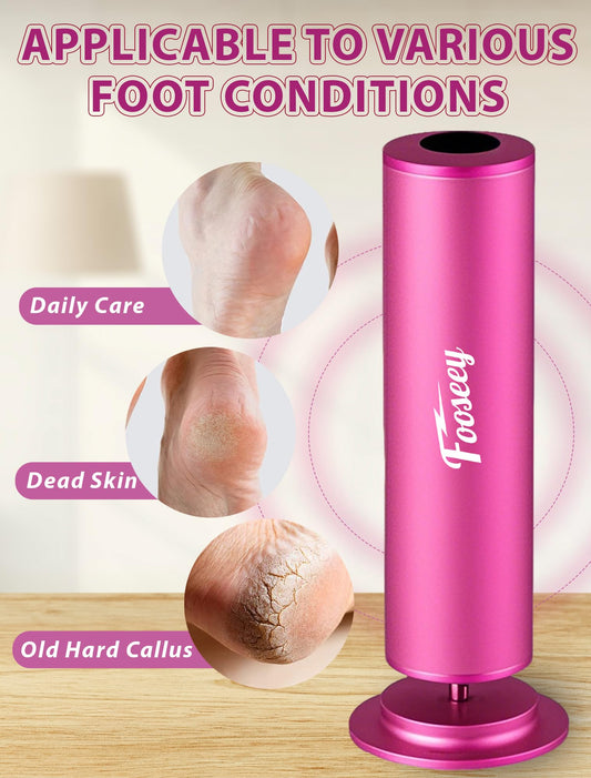 Professional pedicure machine for cracked feet with pink aluminum body