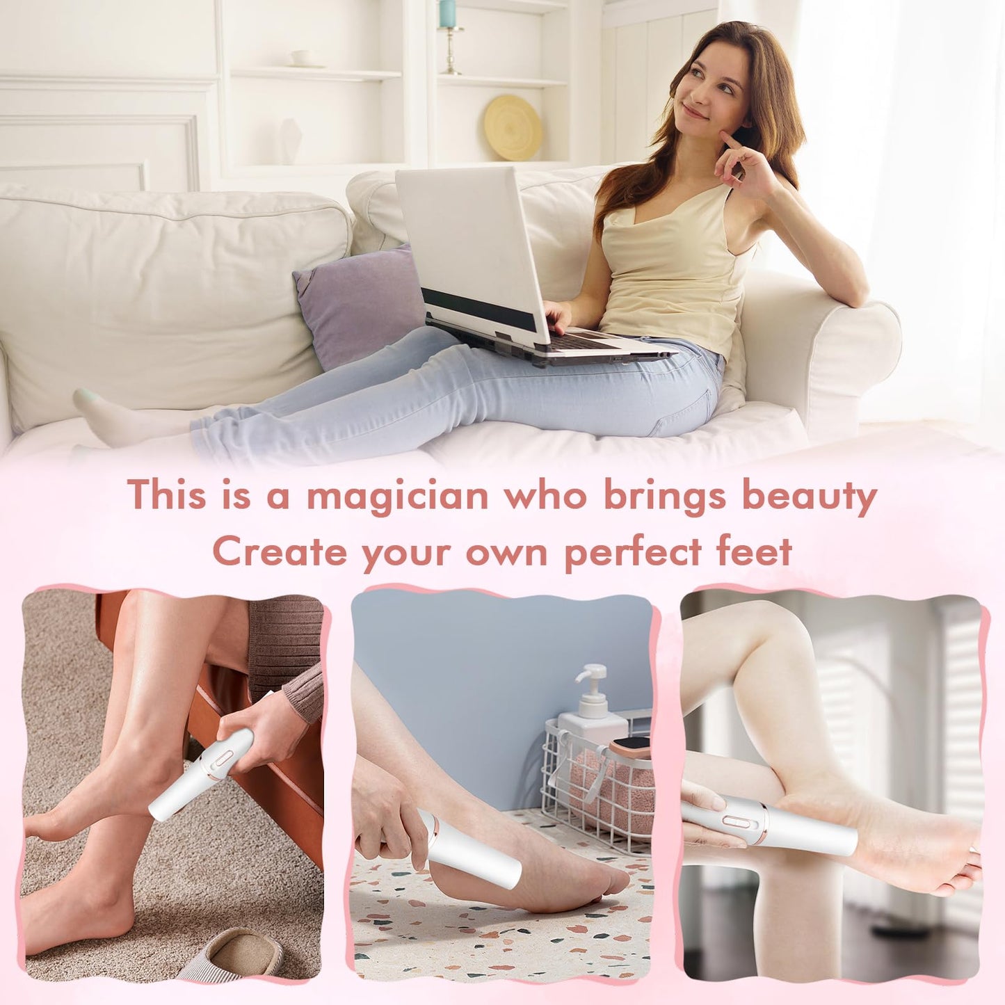 At home pedicure device for smooth feet by Liyujsdz