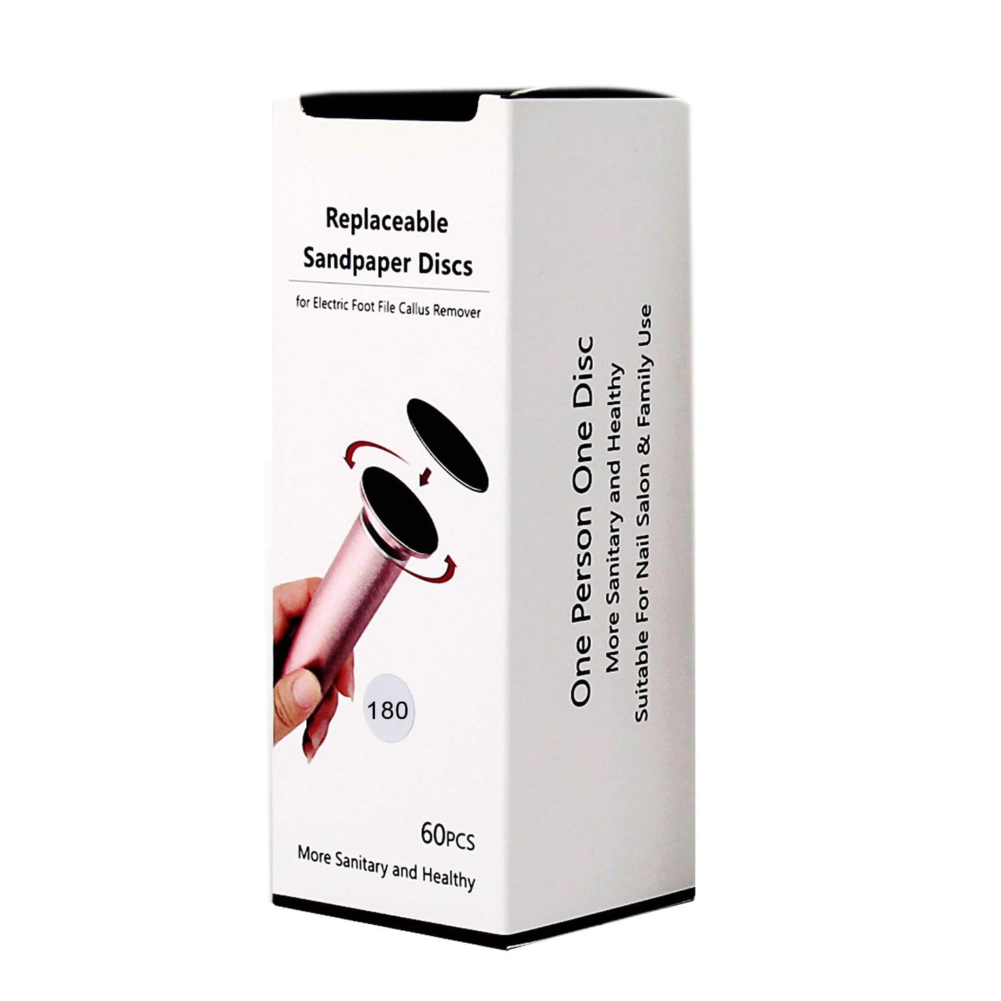 Application instruction for I·B·N G foot file sandpaper discs
