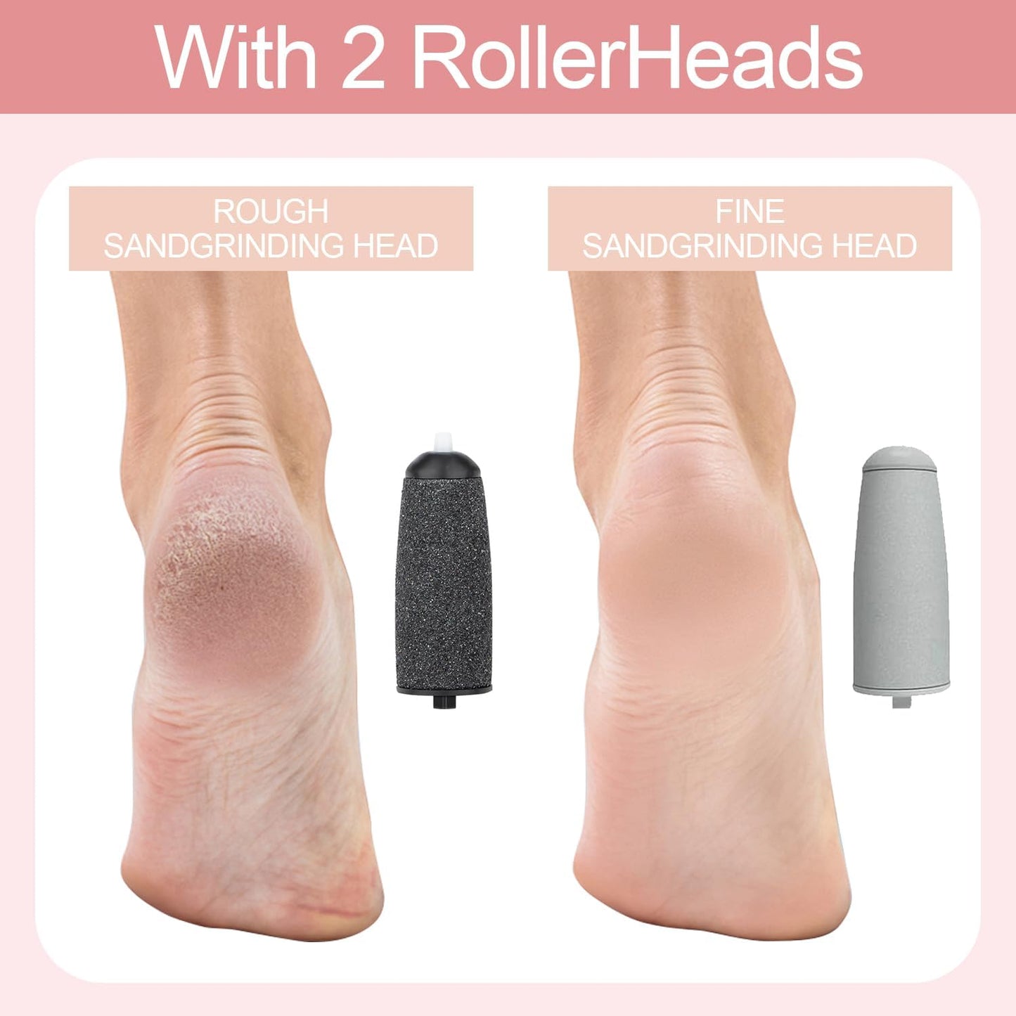 LQT rechargeable foot file charging with USB cable