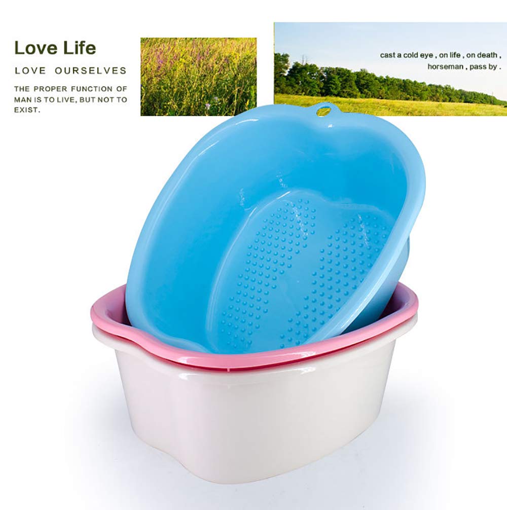 Lifestyle shot of Lemoncy foot basin for detox