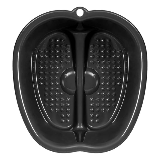 Gray Foot Cure soaking tub with built-in massage nodes