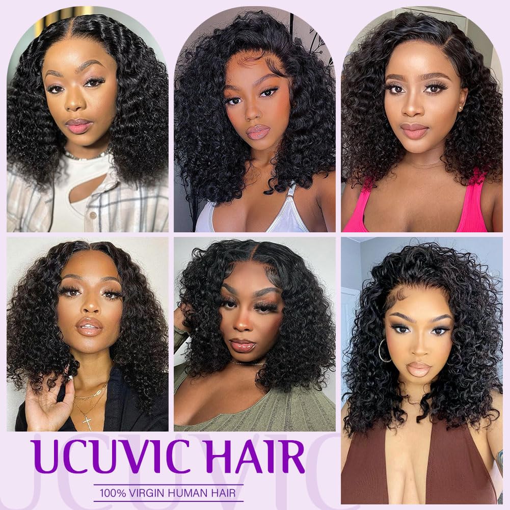 Model styling showcasing the natural parting versatility of the pre-cut closure wig