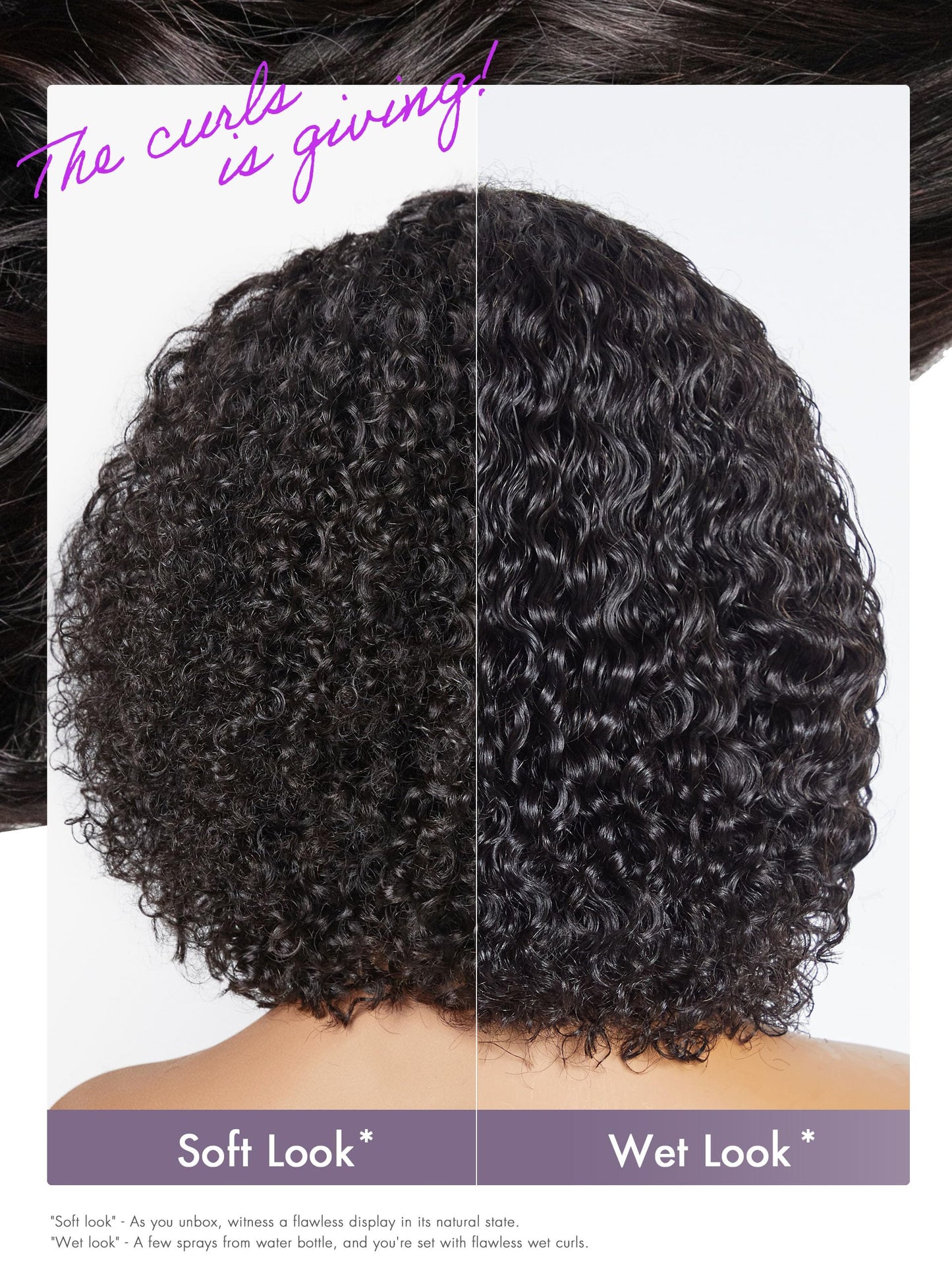 Luvme Hair 8 inch short curly lace front bob styling demonstration on a model showcasing a realistic scalp appearance.