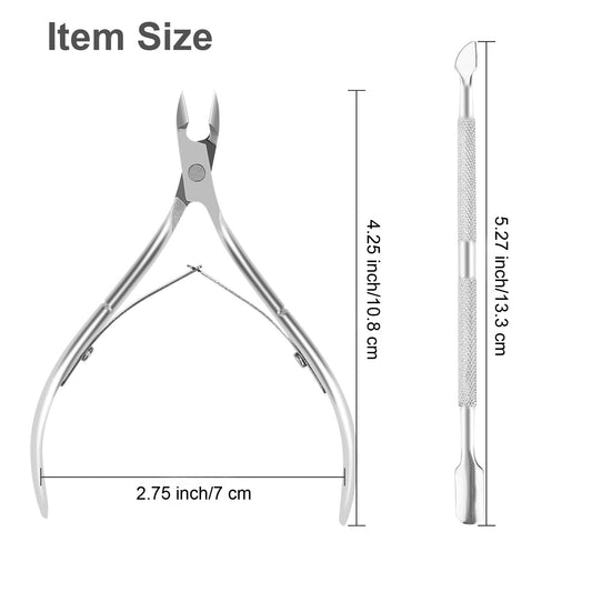 Close up of YLYL stainless steel cuticle nipper jaw design