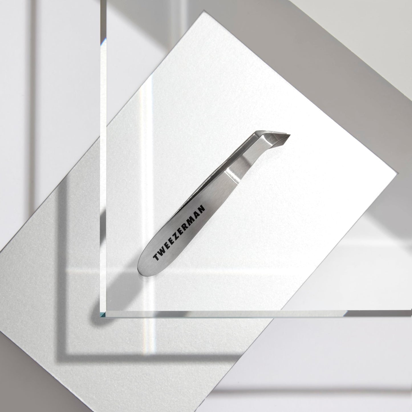 Tweezerman stainless steel nipper on white background