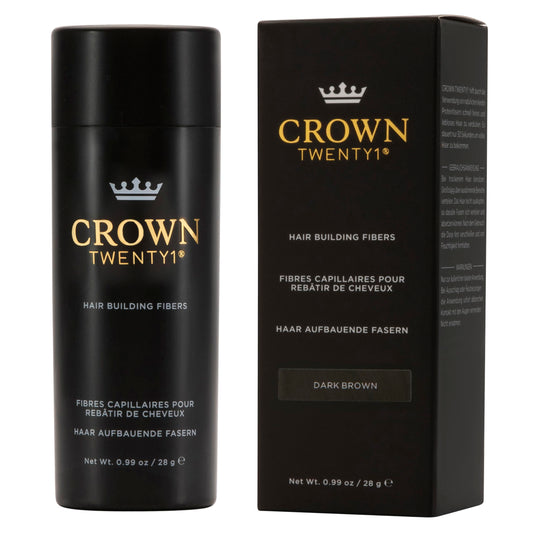 Side angle of Crown Twenty1 natural keratin concealer bottle illustrating premium sifter cap