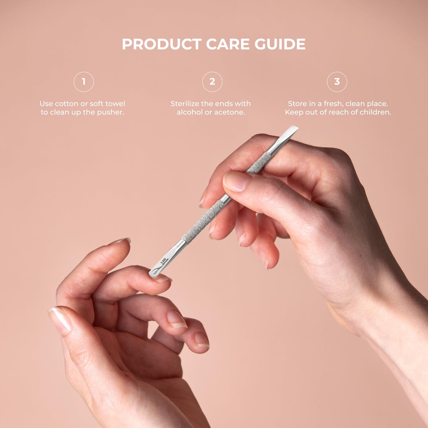 Nghia cuticle pusher for home manicure kit