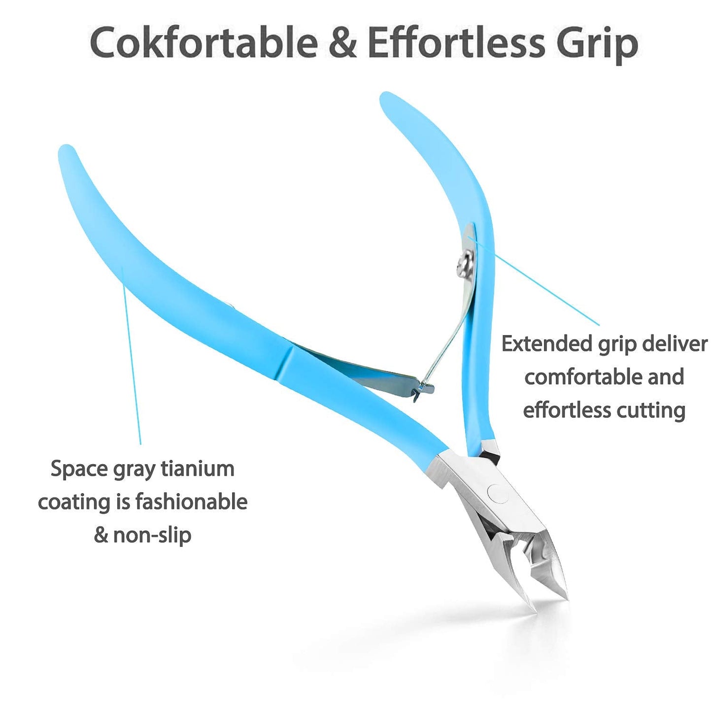 Premium packaging view of imported Mudder stainless steel nail cutters