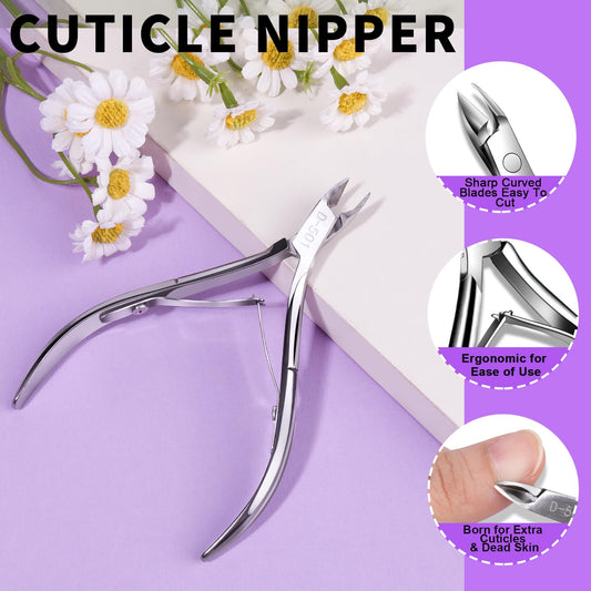 Teenitor stainless steel cuticle nipper with sharp jaw