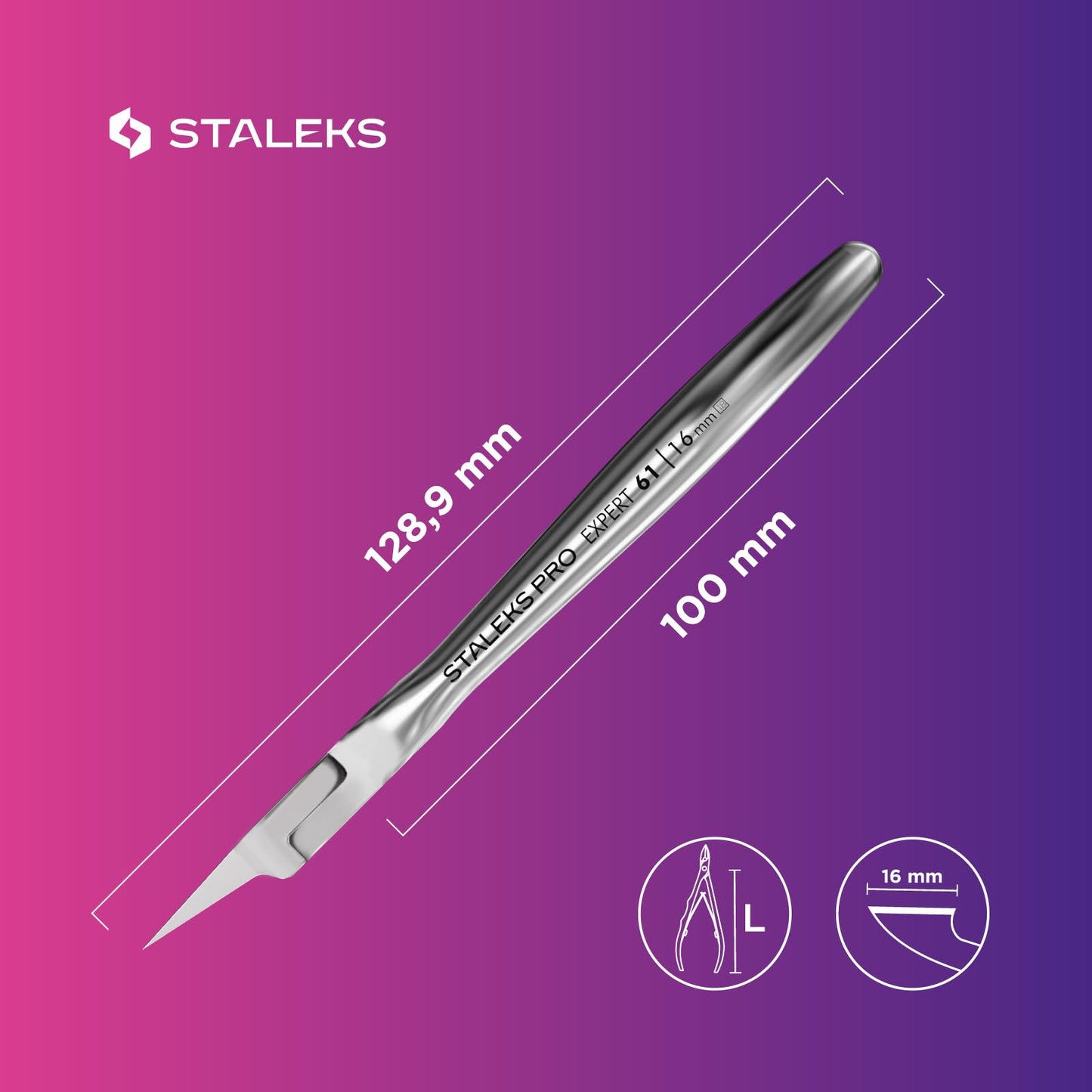 Staleks Pro Expert 61 pedicure tool with protective case
