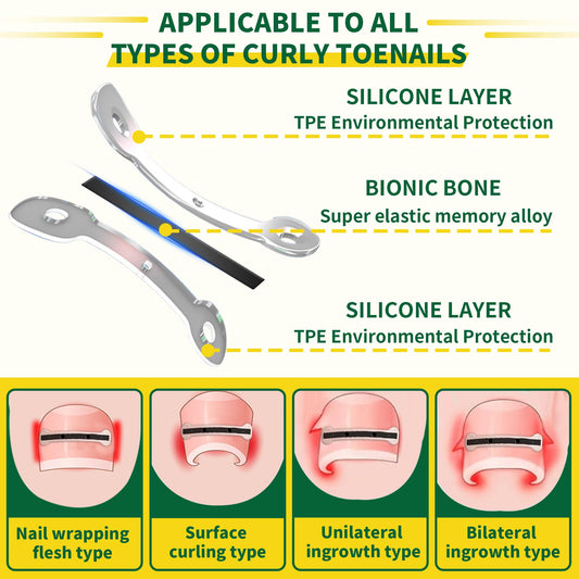 Fuzzycare professional ingrown nail corrector tools set