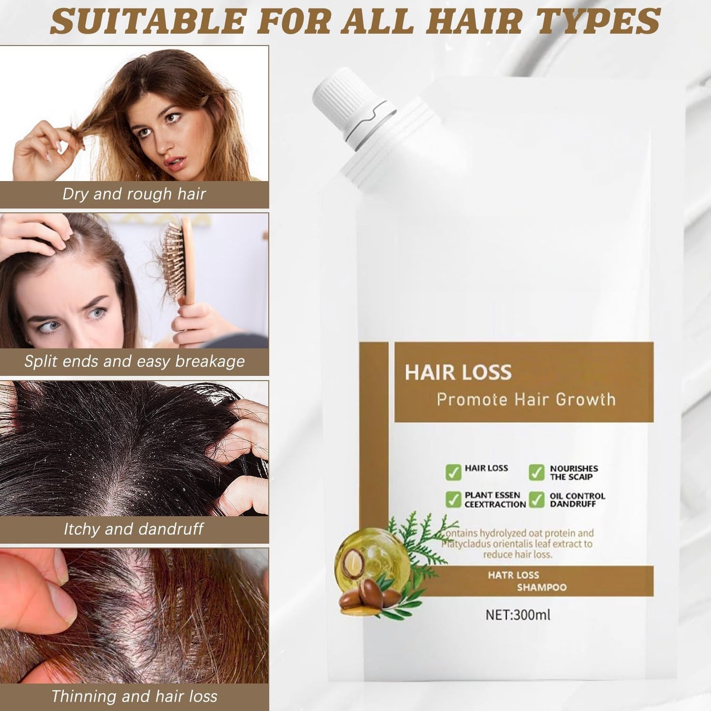 Ciirvoe hair regrowth shampoo close up of the secure dispensing nozzle for precise application