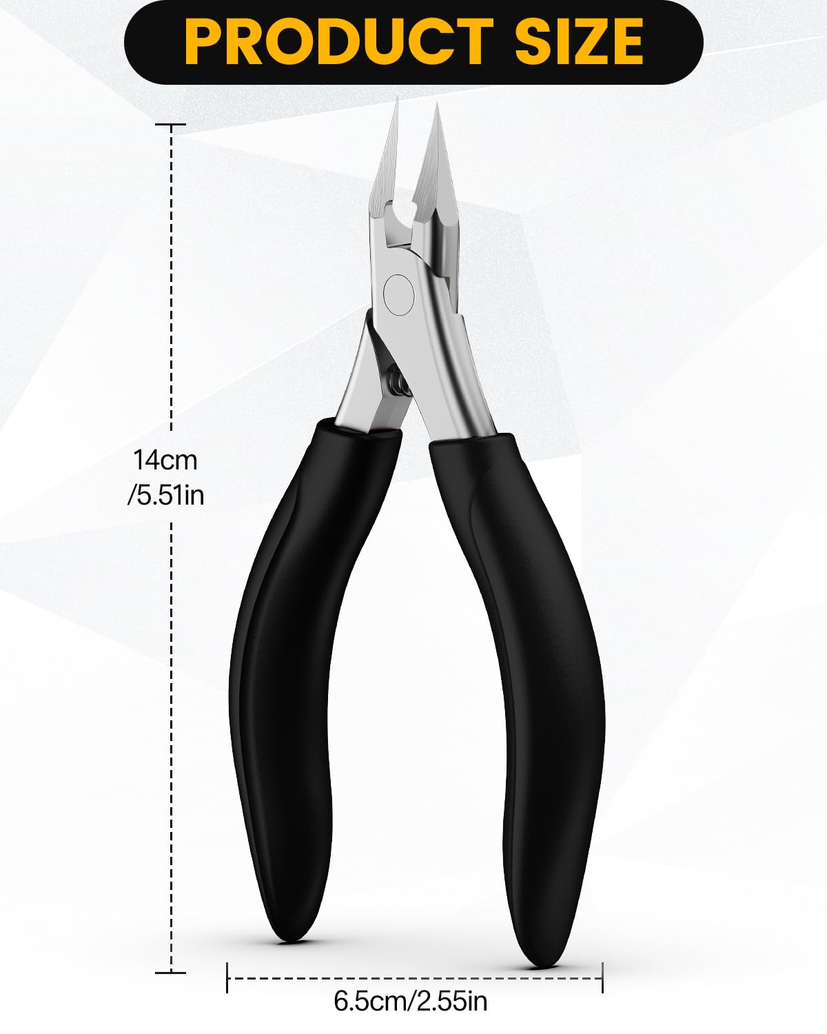 Authentic BEZOX imported professional toenail tool package layout with the steel metal file included.