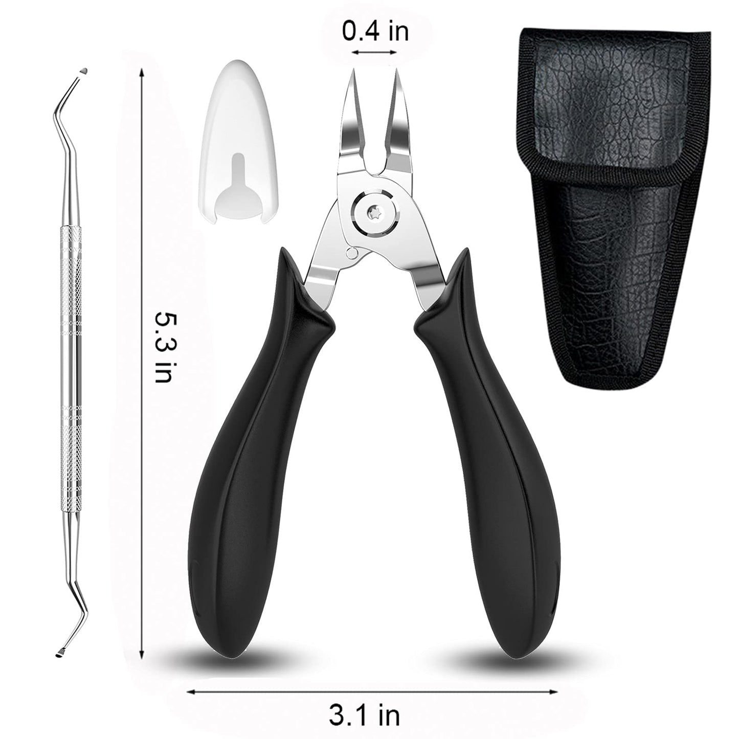 Xiorry heavy duty nail clipper set for home pedicure