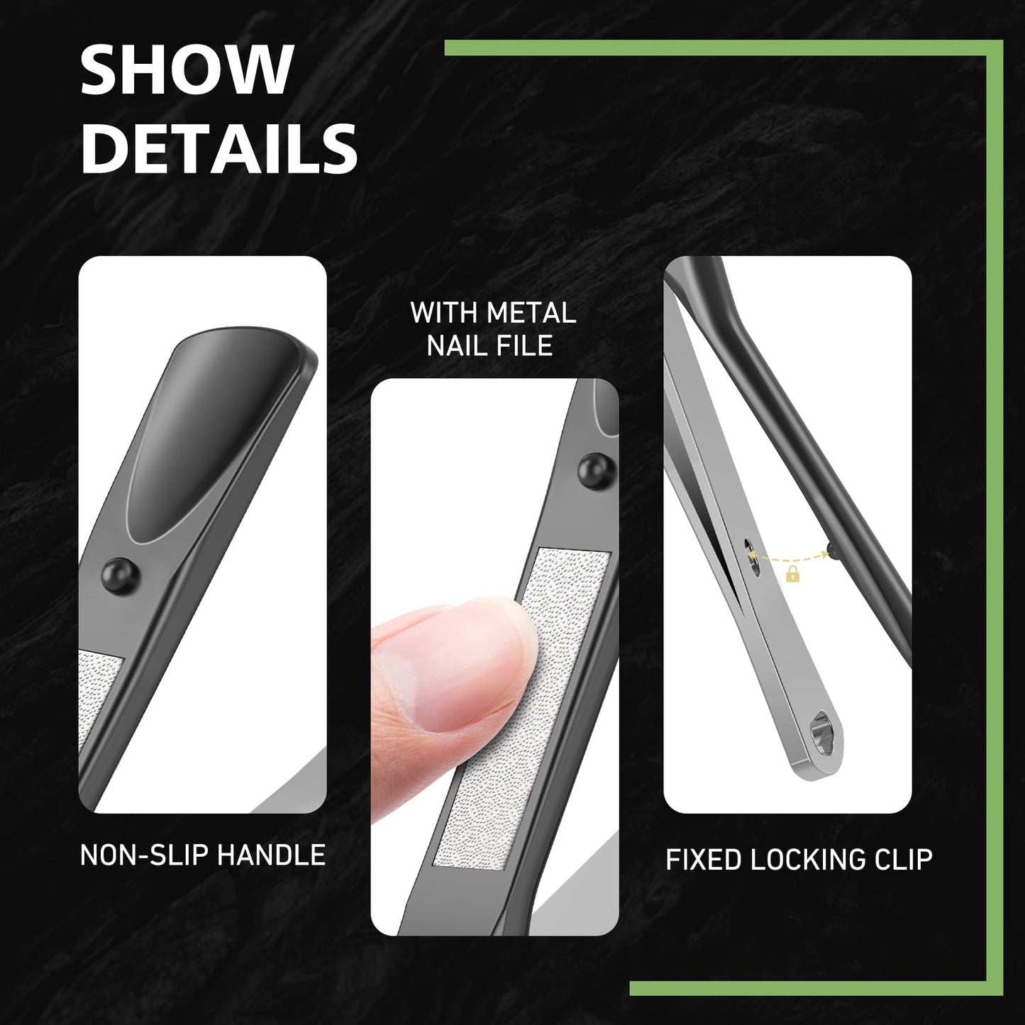 Professional grooming kit featuring Baluca slanted nail clipper