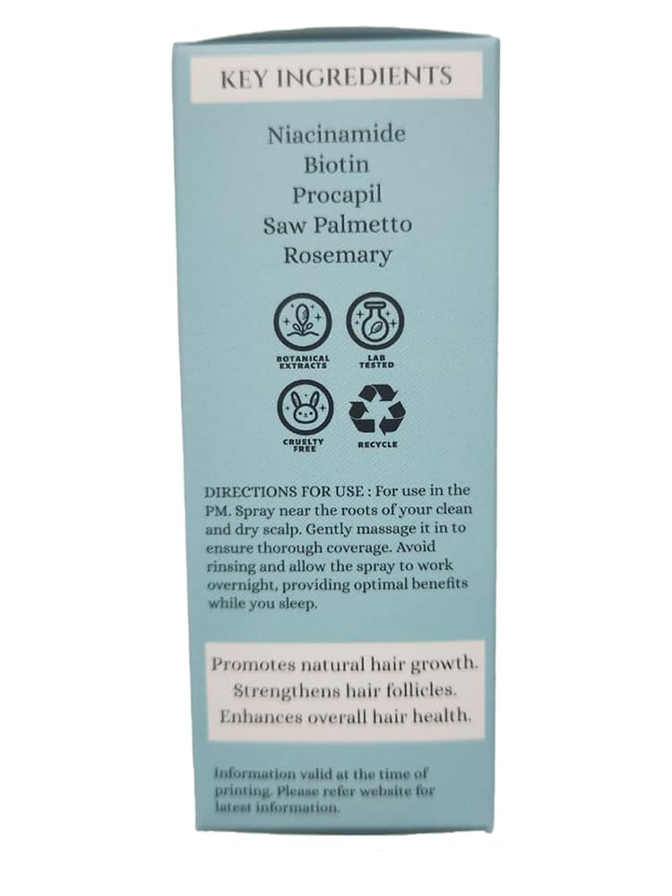 Blushlin dermatologically tested hair growth serum lifecycle for all hair types