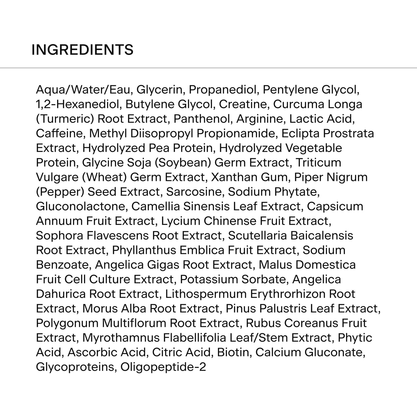 Liquid texture of the non-greasy Caldera + Lab anti-thinning scalp treatment.