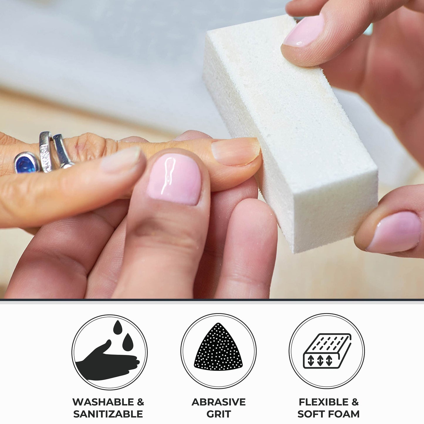 ForPro buffing block 180 240 grit for salon use