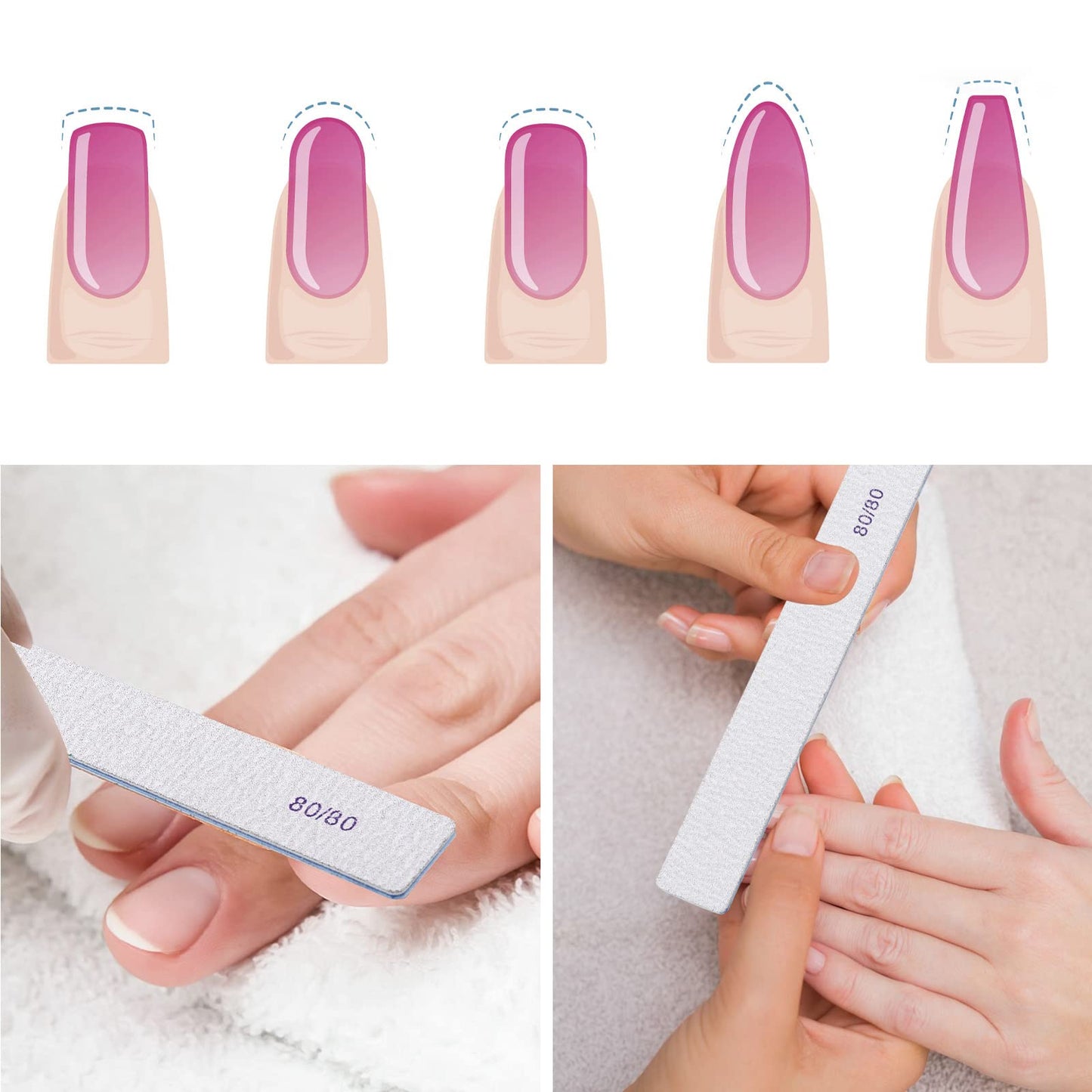 Durable and water-resistant emery board design for manicure