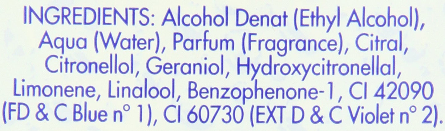 Authentic Para Mi Bebe Spanish formula splash cologne ingredients label