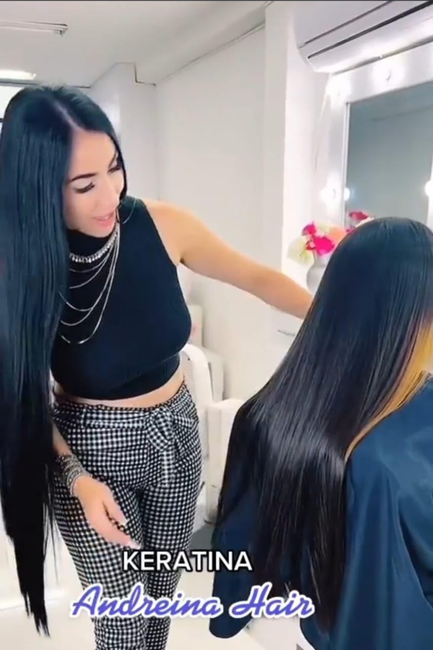 Authentic Andreina Hair organic treatment set for salon results