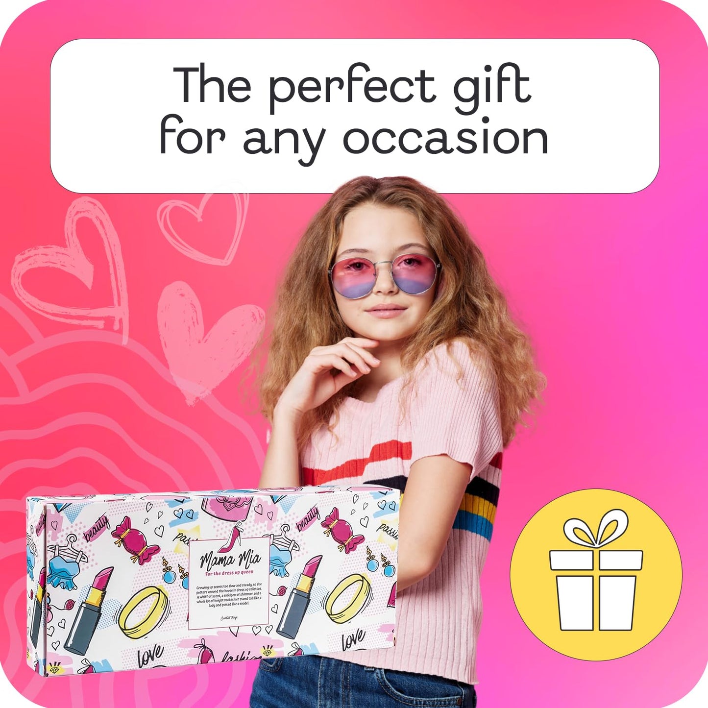 Scented Things Mama Mia twin pack fragrance gift set beautifully arranged for presentation as a birthday present for tweens