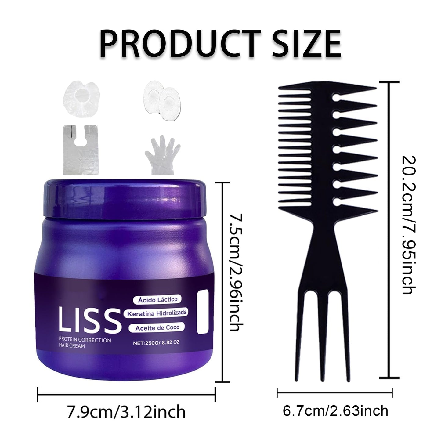 Professional hair care application Lkdsoaf Alisado Sin Formol set
