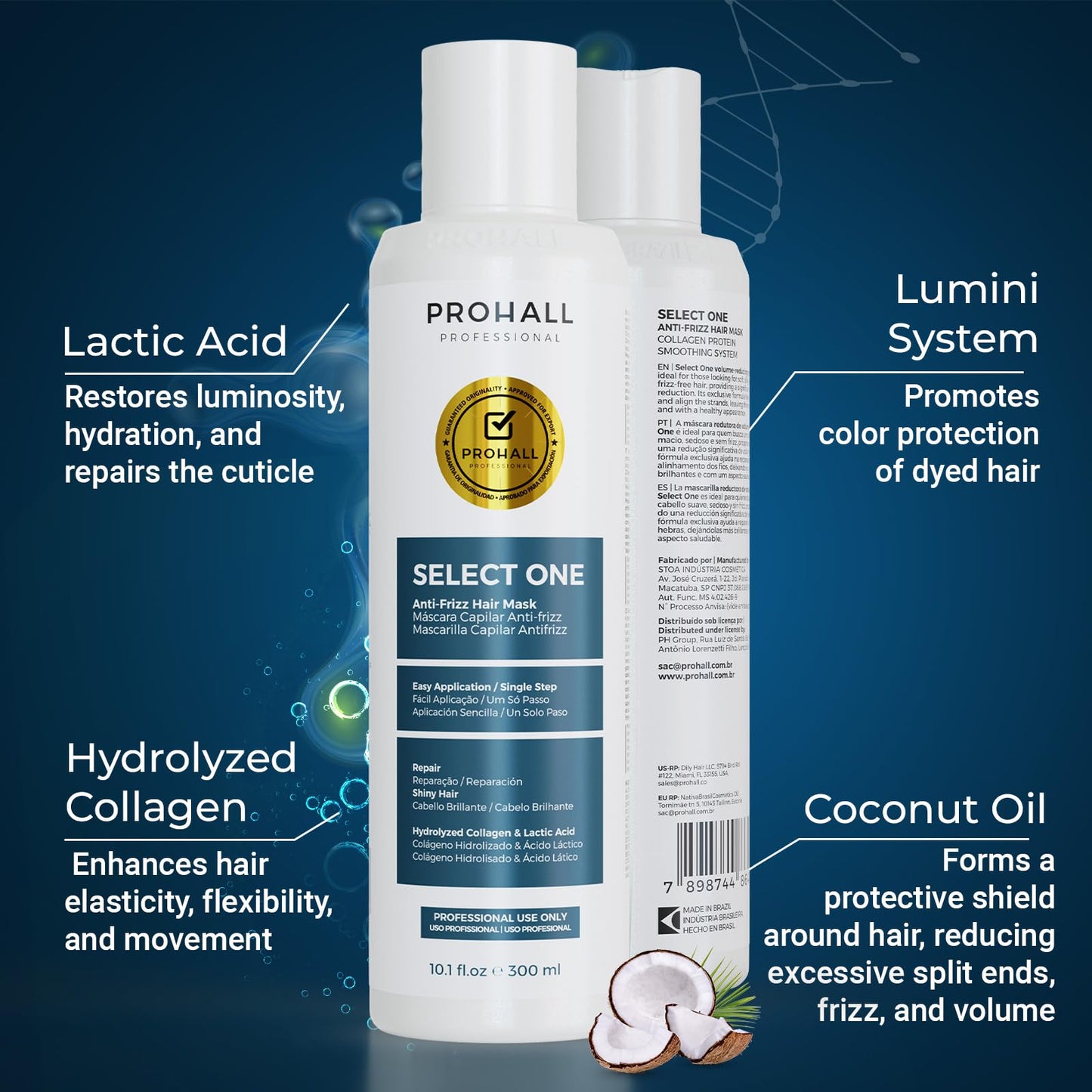 Authentic Prohall Select One hair care product