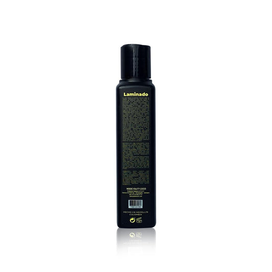 Lina Zapata hair lamination treatment bottle side profile