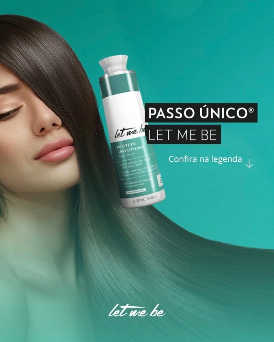 Authentic Let Me Be keratin treatment packaging details