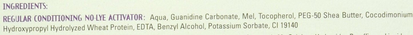 Educational product packaging for Africa's Best organic kids hair relaxer