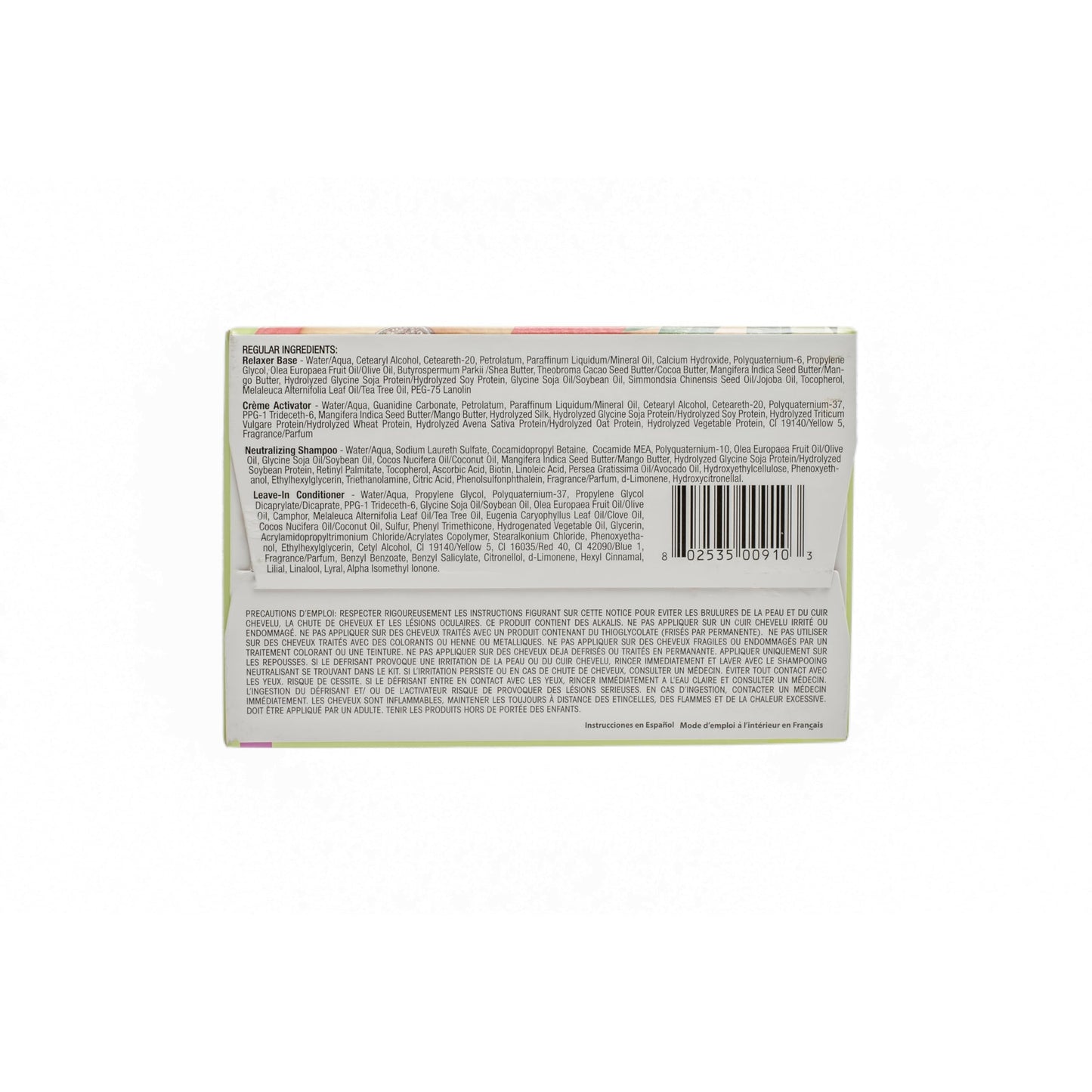 Three pack bundle of Smartperm anti-breakage regular strength cream hair relaxer system for texture modification.