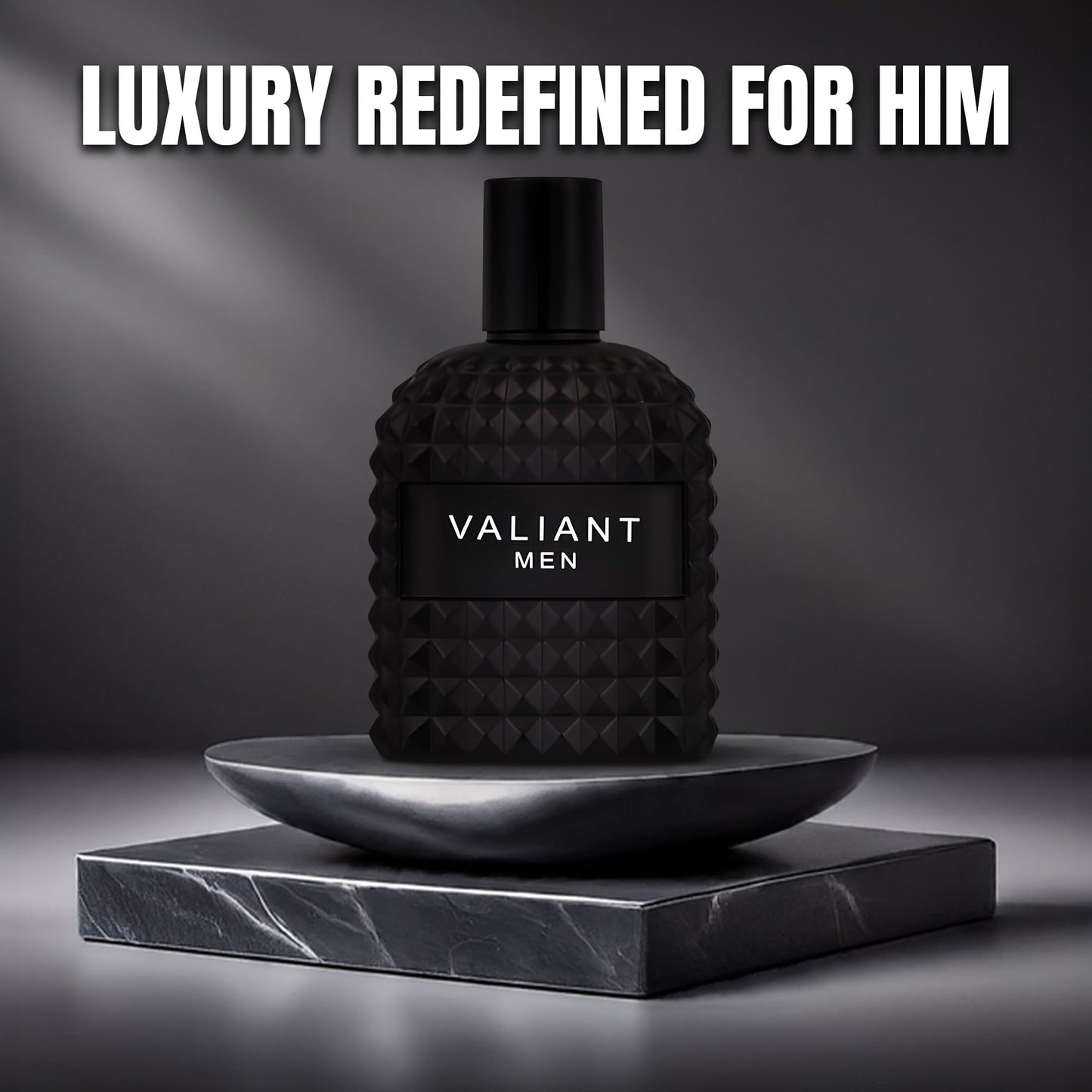 Detailed view of A Center fragrance collection bottles