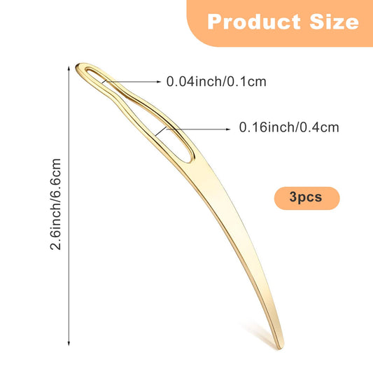 Three pieces sisterlock retightening tools in gold silver and rose gold finishes