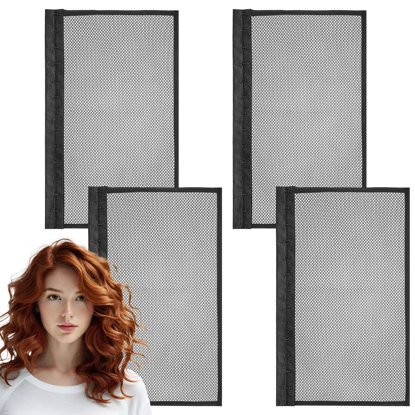 The authentic imported USA beauty tool showing how the hooks secure into the mesh fabric.