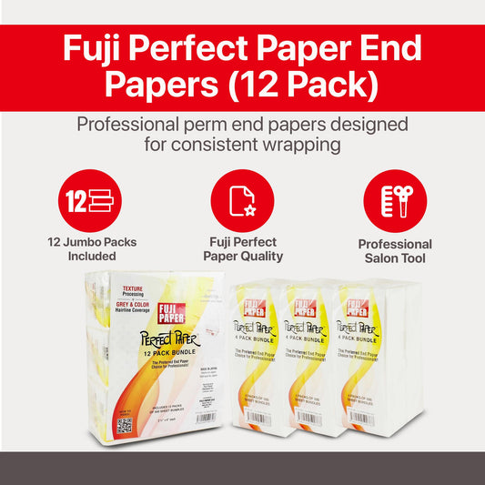 Fuji pre-folded perm papers bundle detail highlighting texture and Japanese paper quality