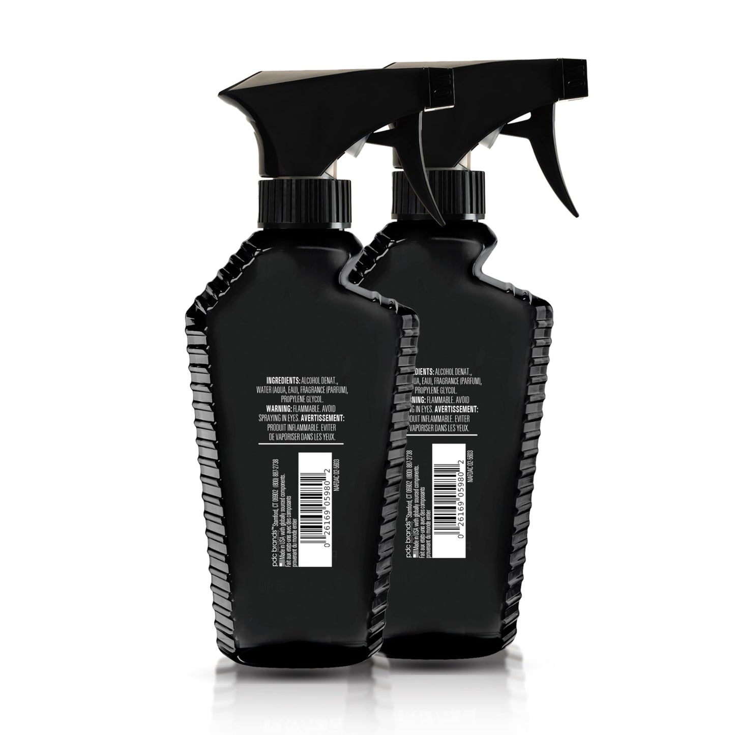 BOD Man Black body spray twin pack for men daily grooming