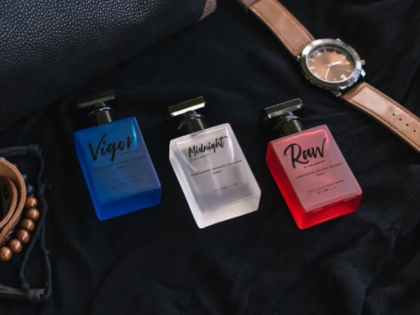 RawChemistry pheromone infused cologne set in original box